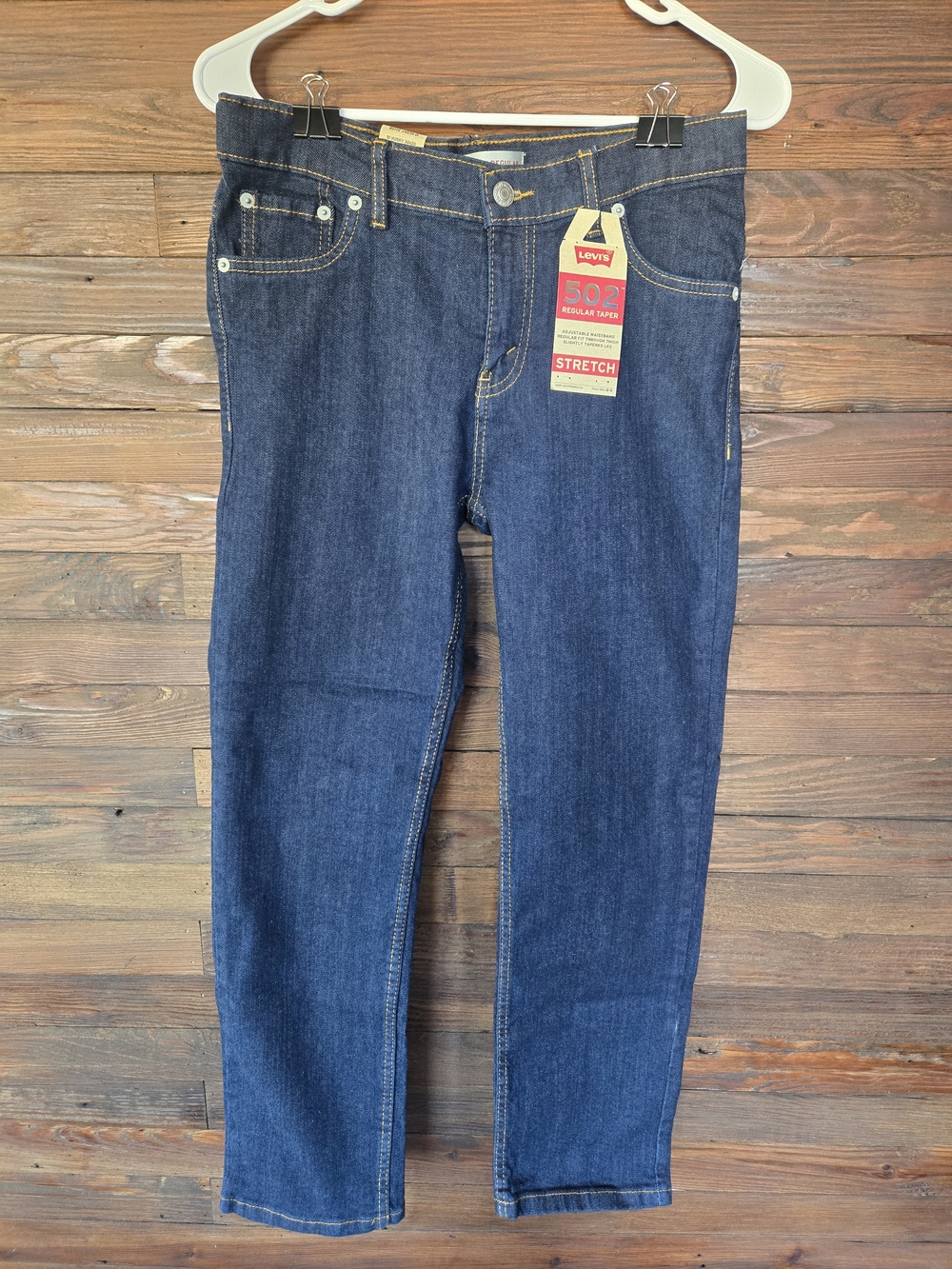Levi's Slim Straight Jeans in Dark Blue Denim